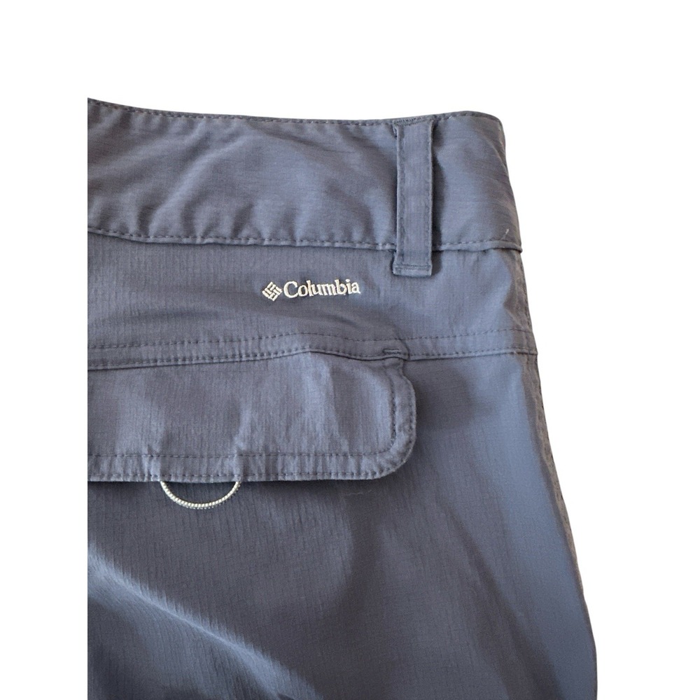 Columbia Cargo Pants Women's Size 8 Navy Blue Outdoor Hiking Stretch Capri Camp - Picture 7 of 9